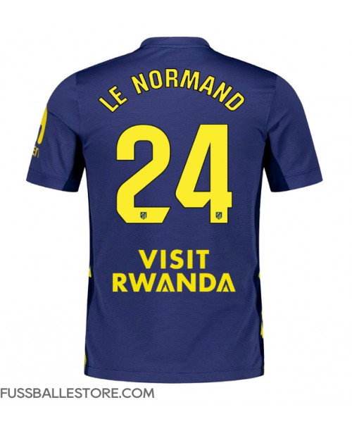 Günstige Atletico Madrid Robin Le Normand #24 Auswärtstrikot 2025-26 Kurzarm Günstige Atletico Madrid Robin Le Normand #24 Auswärtstrikot 2025-26 Kurzarm